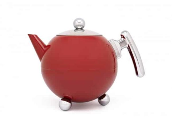 Teekanne Duet® Bella Ronde 1,2L, Beschläge chromfarben