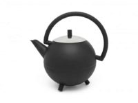 Teekanne Duet® Design Saturn 1,2L, schwarz matt