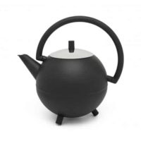 Teekanne Duet® Design Saturn 1,2L, schwarz matt