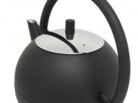 Teekanne Duet® Design Saturn 1,2L, schwarz matt
