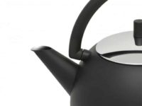 Teekanne Duet® Design Saturn 1,2L, schwarz matt