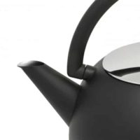 Teekanne Duet® Design Saturn 1,2L, schwarz matt