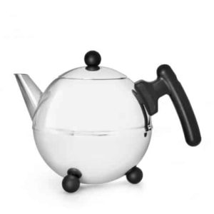 Teekanne Duet® Bella Ronde, schwarze Beschläge