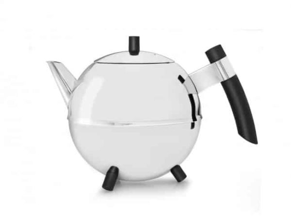 Teekanne Duet® Design Meteor 1,2L, schwarze Beschläge