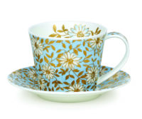 Aqua - Islay Cups & Saucers mit 22 Karat Gold 0,35l