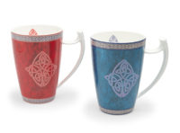 Mega Becher Celtic, 0,5 l, 2fach sortiert, blau und in rot