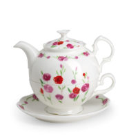 Tea-for-one „Rosalie“, 0,5 l / 0,25 l, Bone China