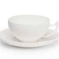 Tasse und Untere „Tea Time“, 0,18 l, Bone China
