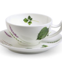 Tasse und Untertasse Prima Vera, 0,18 l, Bone China