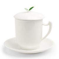 Kräuterteetasse mit Filter Tea Time, 0,35 l, 4tlg, Bone China