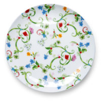 Teller Fleurette, Bone China - Ø 19cm