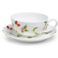 Tasse und Untere „Mirella“, 0,18 l, Bone China