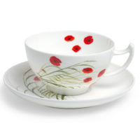 Tasse und Untertasse Caprice, 0,18 l, Bone China