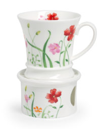 Becher auf Stövchen Lotta, 2tlg., Bone China