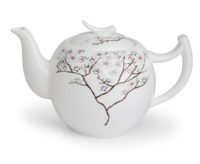 Teekanne White Cherry, 1,0 l, Bone China