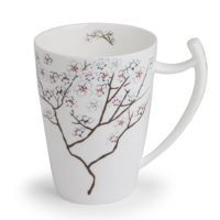 Mega Becher „white cherry“, 0,5 l, Bone China