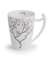 Mega Becher White Cherry, 0,5 l, Bone China