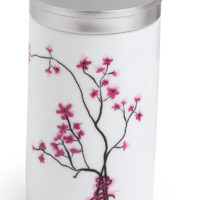 Teedose „Cherry Blossom“ mit Aromaschutzdeckel, 100 g, Porzellan