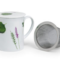 Kräuterteetasse mit Filter Prima Vera, 0,35 l, 4tlg