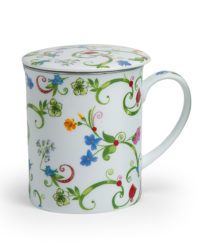 Kräuterteetasse Fleurette mit Deckel und Sieb, 0,3l