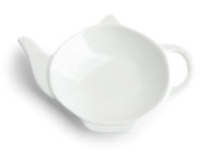 Teebeutel Ablage Aladin, 12,5 cm, Bone China