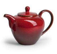 Teekanne Johanna, 1,2 l, rot, Bone China
