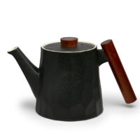 Teekanne „Negra“ mit Rosenholzgriff, 1,2 l, Porzellan