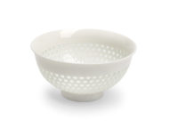 Bowl „Mani“, 270 ml, mit Lochmuster, weiß, Porzellan