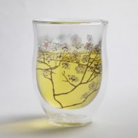 Doppelwandiger Becher „White Cherry“, 0,35 l, Glas