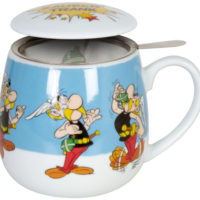 Becher mit Sieb und Deckel Asterix - Zaubertrank