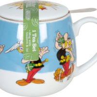 Becher mit Sieb und Deckel Asterix - Zaubertrank
