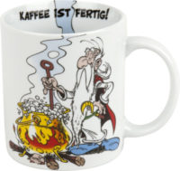Becher Asterix - Kaffee ist fertig