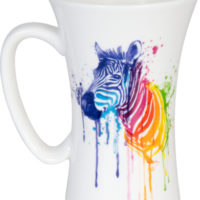 Watercoloured Animals - Zebra Megamug