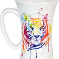 Watercoloured Animals - Tiger Megamug