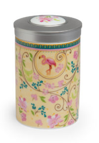 Porzellanteedose Emma mit Aromaschutzdeckel, 100 gr.
